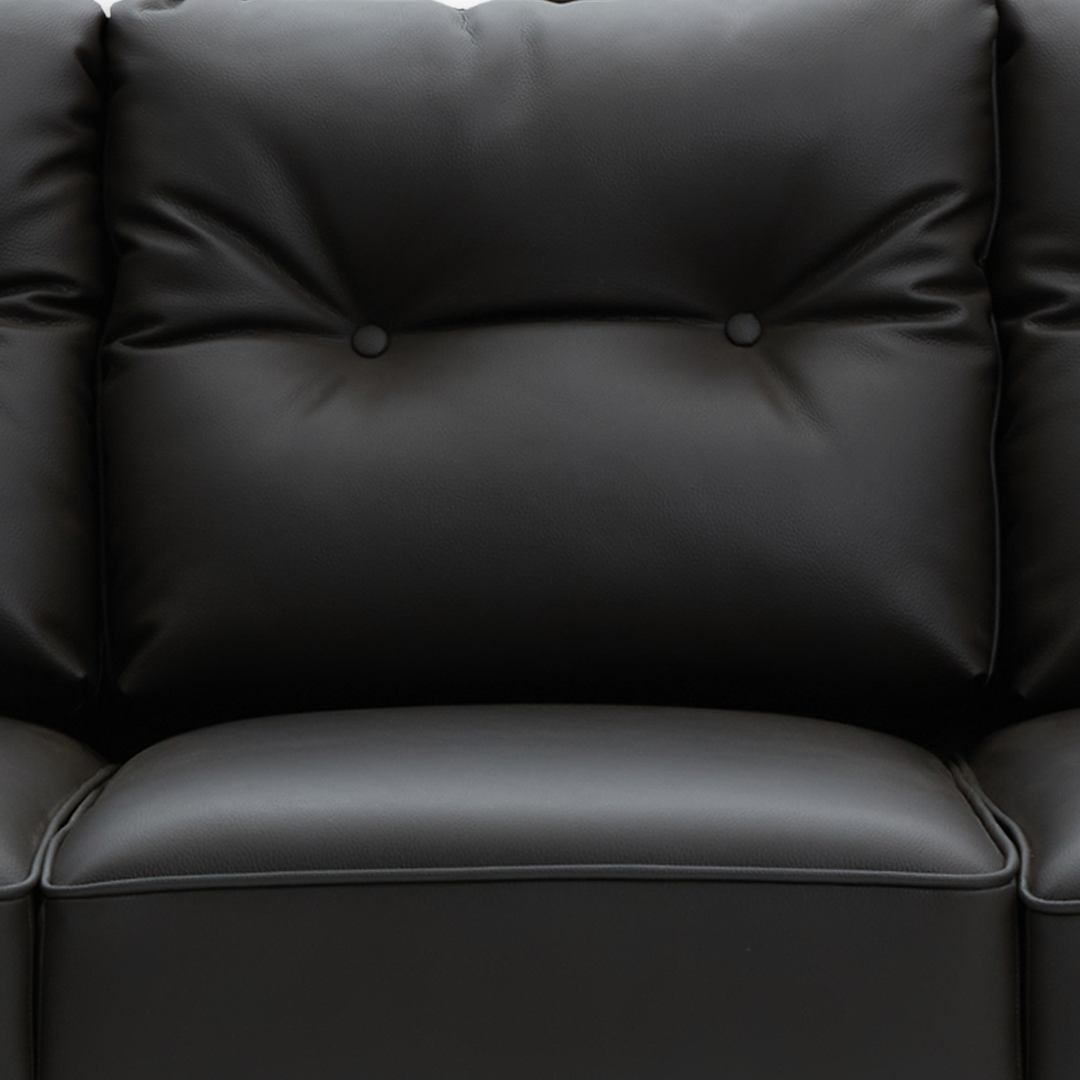 WILY 2-Seater Leather Sofa AF Home