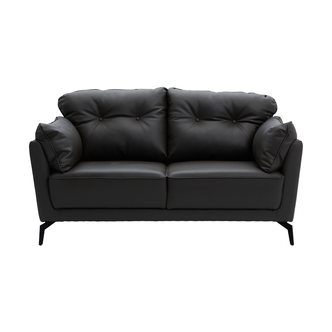 WILY 2-Seater Leather Sofa AF Home