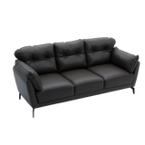WILY 3-Seater Leather Sofa Furnigo