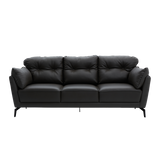 WILY 3-Seater Leather Sofa Furnigo