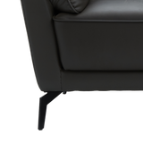 WILY 1-Seater Leather Sofa Furnigo