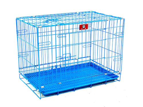 Mr. Chuck - Collapsible Pet Crate Blue Mr. Chuck Pet Store