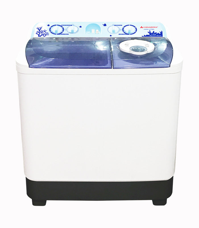 HANABISHI HWM-370BL 7.0KG Twin Tub Washing Machine Hanabishi