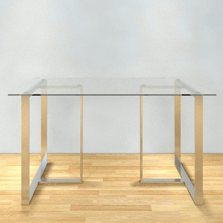 SITO Stainless Steel Dining Table (4-6 Seater) Furnigo