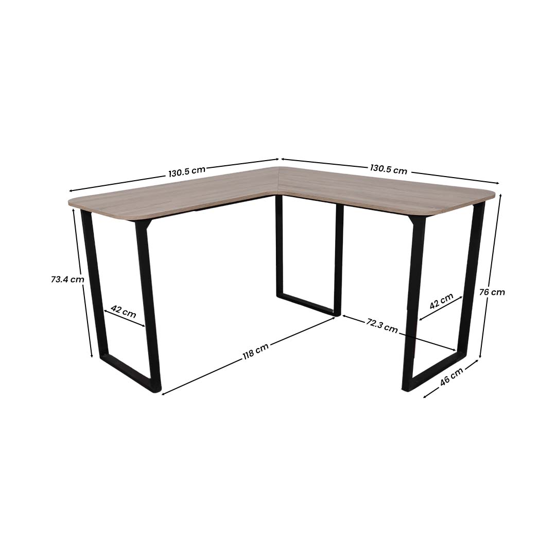 OXFORD L-Shape Office Table Only AF Home