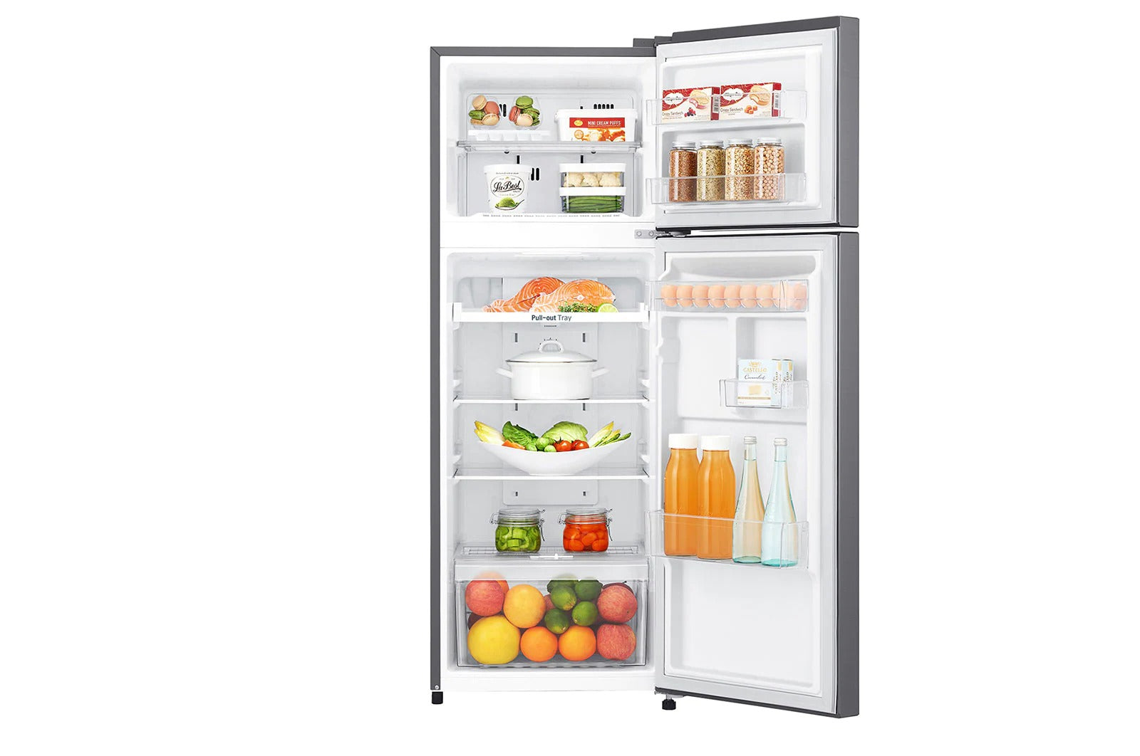 LG 7.2 cu.ft. Smart Inverter Refrigerator (GR-B202SQBB) LG